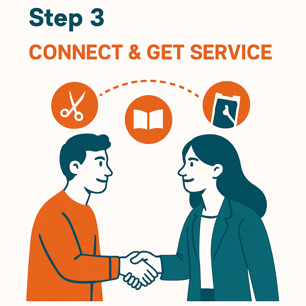 Connect & get service